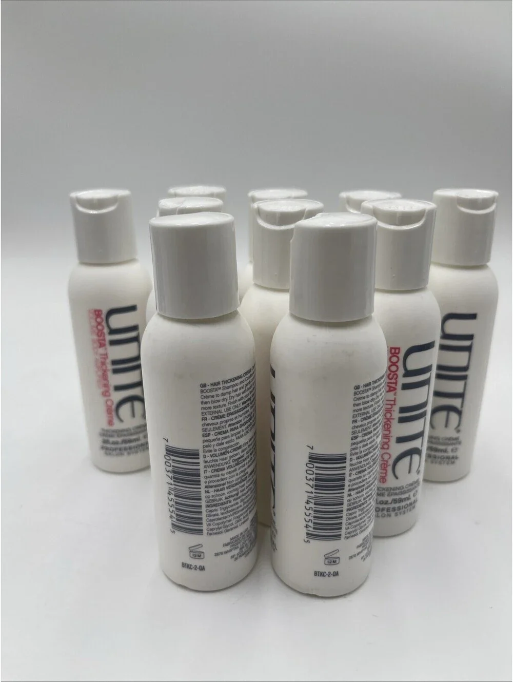 Unite Boosta Thickening Creme Volume Body Amplified 2oz Lot Of 10